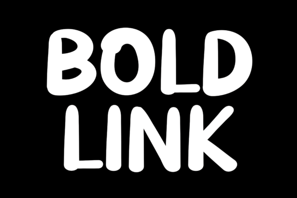 Bold Link: The Casual Handwritten Font for Creative Projects