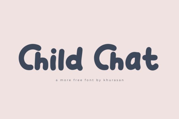 Child Chat: A Modern Font for Creative Designs