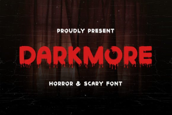 Darkmore: The Terrifying Display Font for Horror Designs