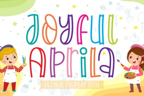 Discover Joyful Aprila: A Quirky Font for Happy Designs