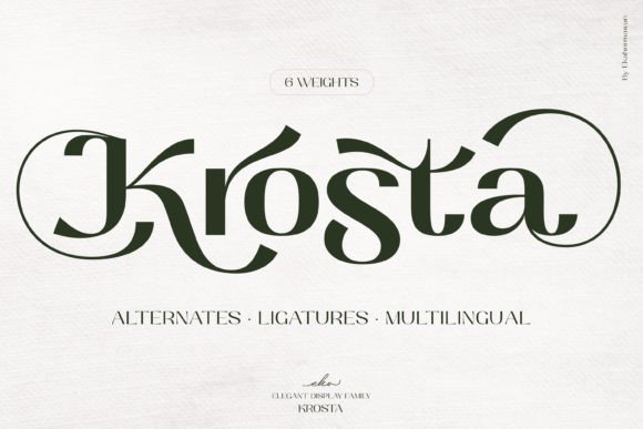 Elevating Visual Identity: The Strategic Power of the Krosta Display Font