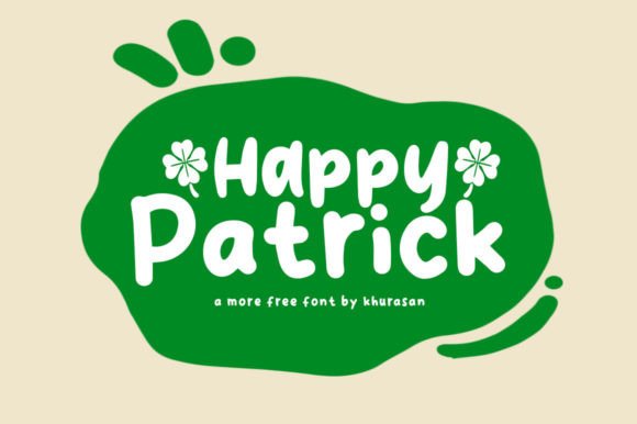 Happy Patrick: A Modern Display Font for Bold Designs