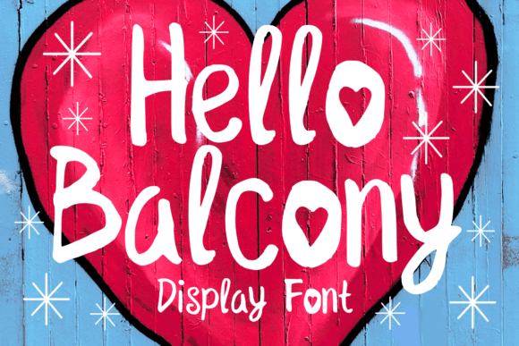 Hello Balcony: A Versatile Handmade Font