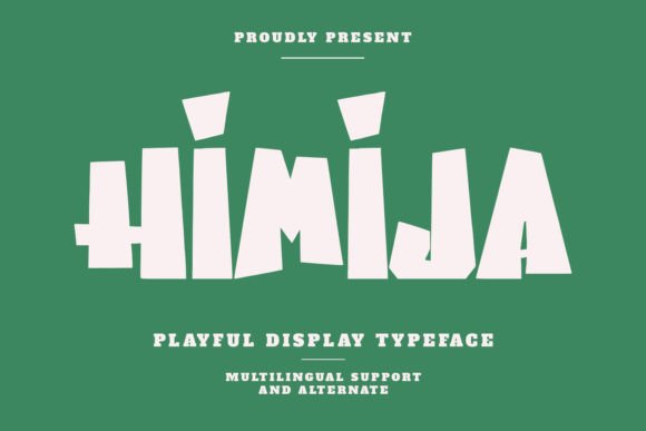 Himija: The Bold, Playful Display Font for Modern Brands