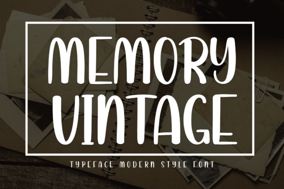 Memory Vintage: A Sweet Font for Fun Designs