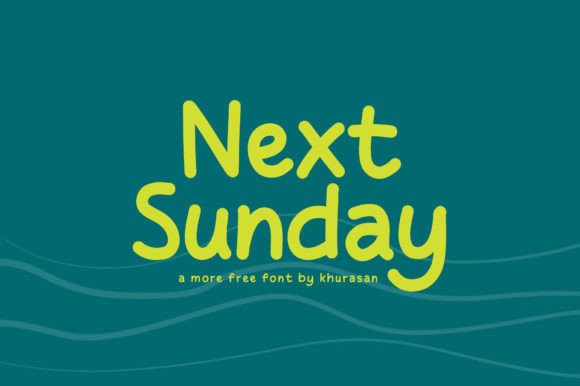 Next Sunday: A Modern Font for Bold Designs