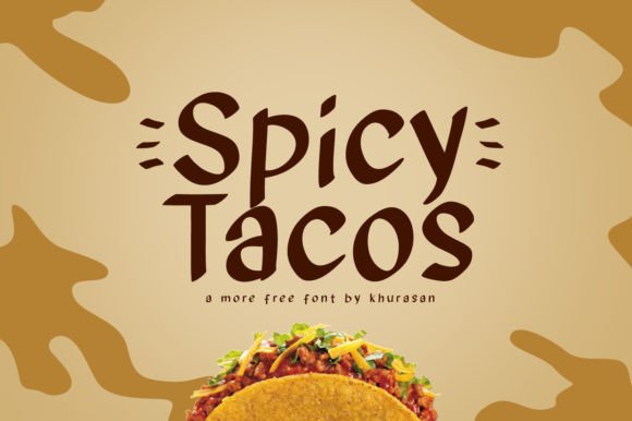 Spicy Tacos: A Playful Font for Bold Designs