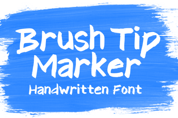 Unlock Creativity with Brush Tip Marker Fonts